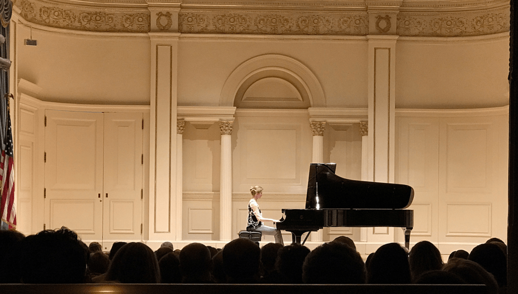 Christina Kobbs debutkonsert i Carnegie Hall. Foto: Victor Levy
