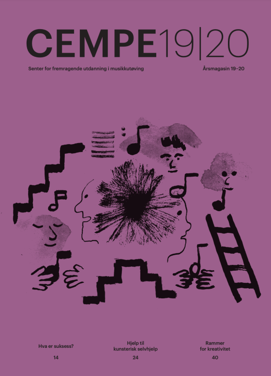 CEMPEs årsmagasin. Ilustrasjon: Espen Friberg