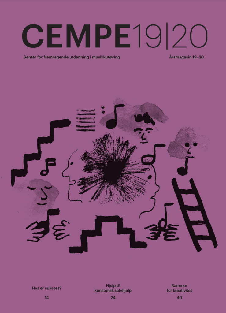 CEMPEs årsmagasin. Ilustrasjon: Espen Friberg